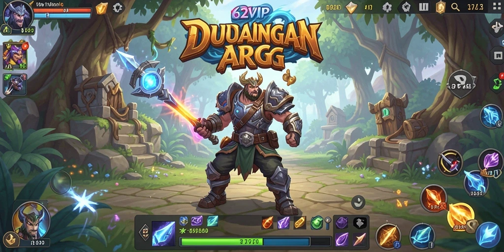 Screenshot gameplay ARPG dari 62VIP dengan aksi seru.