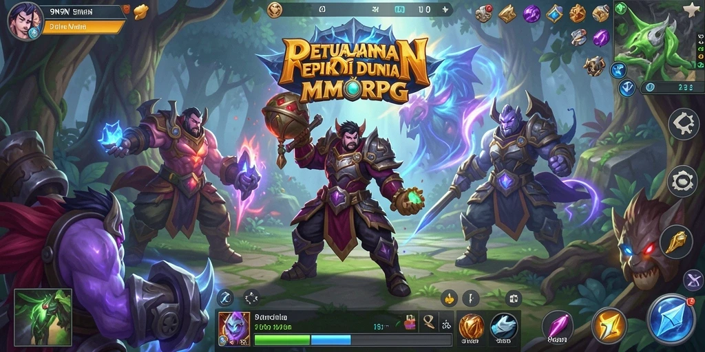 Screenshot gameplay 9N9N menampilkan petualangan seru di dunia MMORPG.