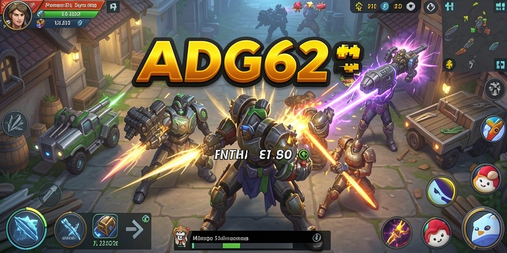 Menampilkan aksi taktis seru dalam ADG62.