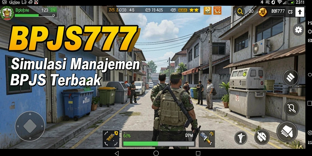 Tangkapan layar gameplay BPJS777 dalam simulasi manajemen BPJS.