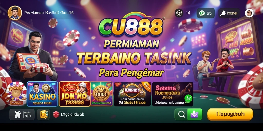 Tampilan gameplay CU888 yang mengasyikkan dan mendebarkan.