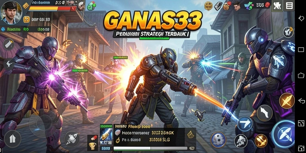 Tangkapan layar menunjukkan aksi strategi yang menarik di GANAS33.