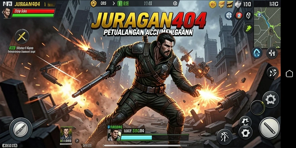 Gameplay mendebarkan di JURAGAN404 dengan aksi cepat dan intens.