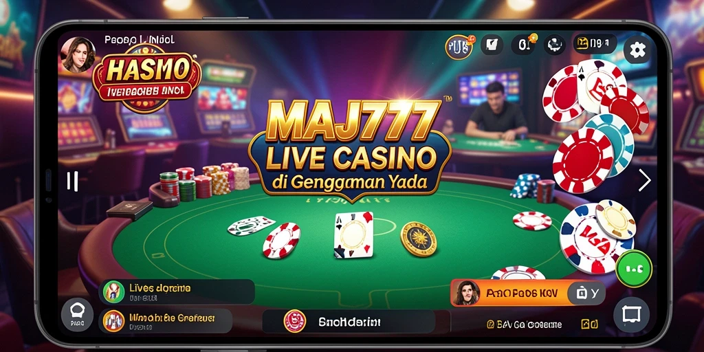 Tampilan gameplay nyata dari Live Casino di MAJ777.