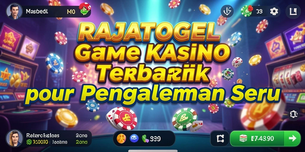 Tampilan menarik dari gameplay RAJATOGEL dengan sensasi Kasino yang mendebarkan.