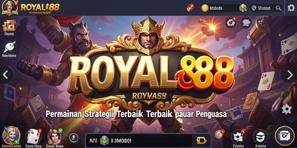 Screenshot utama ROYAL88 menampilkan pertempuran strategis yang mendebarkan.
