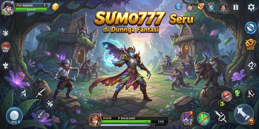 Screenshot gameplay SUMO777 yang menunjukkan aksi seru dalam petualangan.