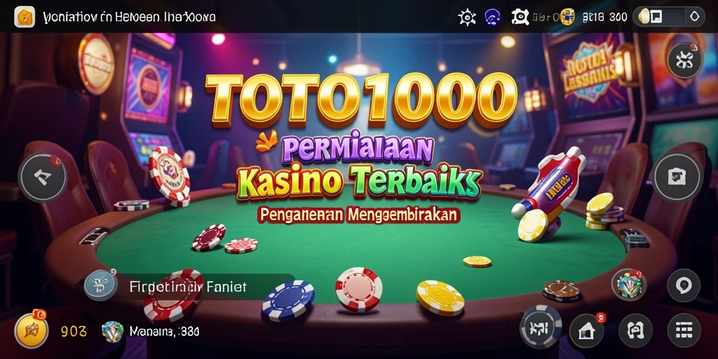 Tampilan gameplay seru dan menarik dari TOTO1000.