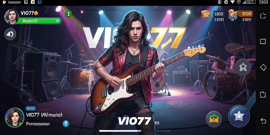 Tampilan seru dalam permainan musik VIO77.