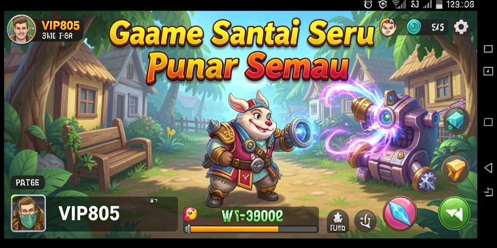Tampilan gameplay <strong>VIP805</strong> yang seru dan penuh warna.